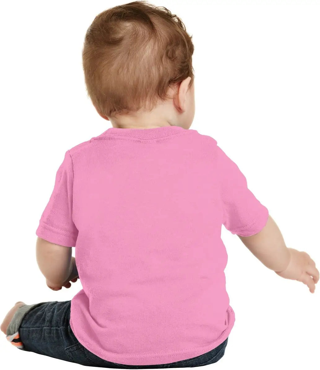 Port & Company Car54i co Infant Core Cotton Tee - Candy Pink