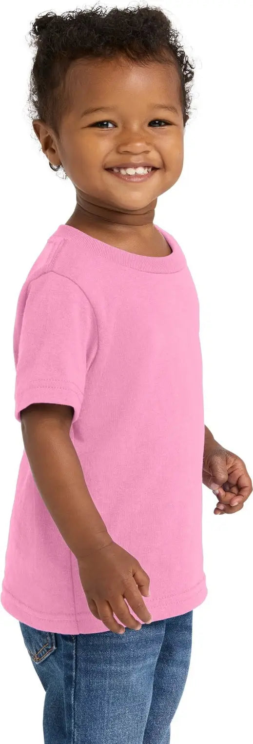 Port & Company Car54i co Infant Core Cotton Tee - Candy Pink