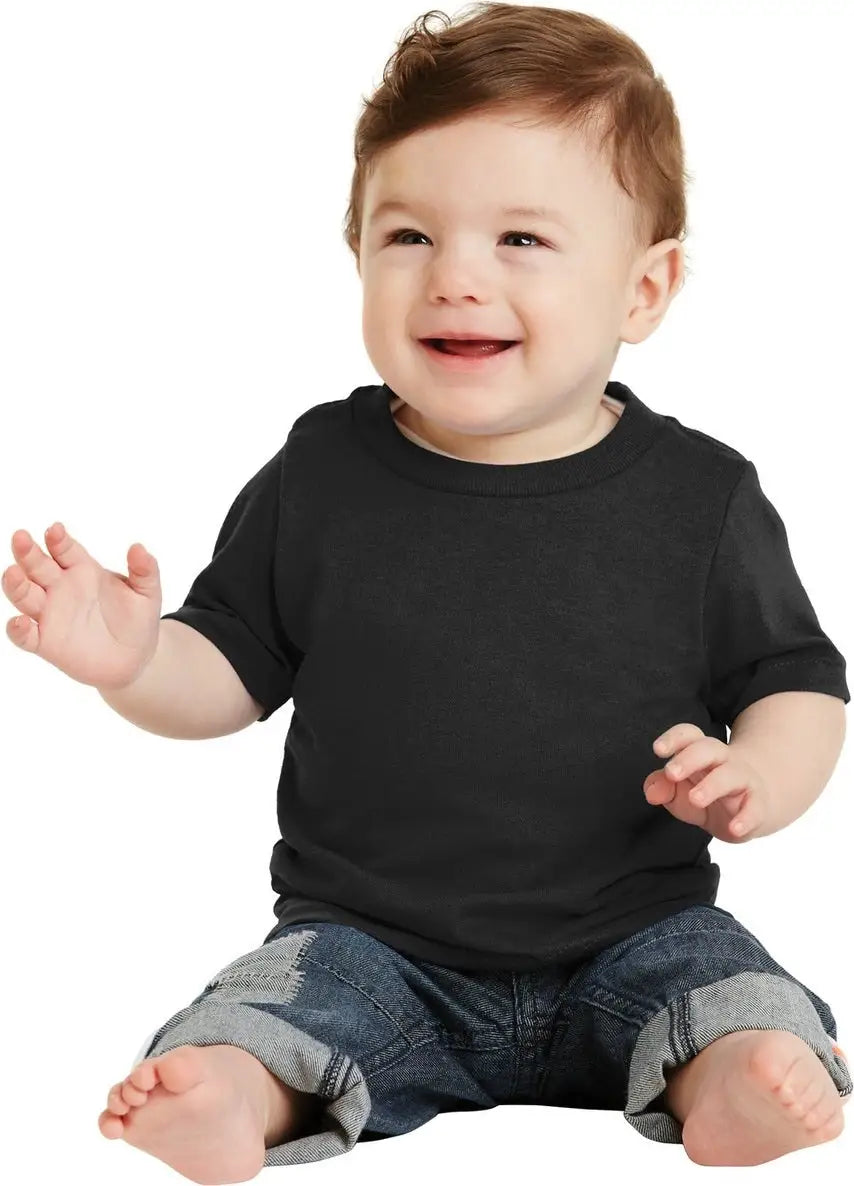 Port & Company Car54i co Infant Core Cotton Tee - Jet Black - 06m