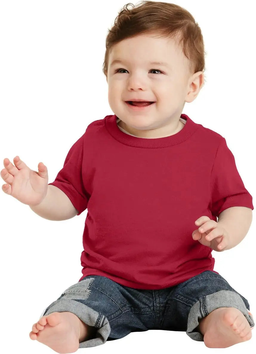 Port & Company Car54i co Infant Core Cotton Tee - Red - 06m