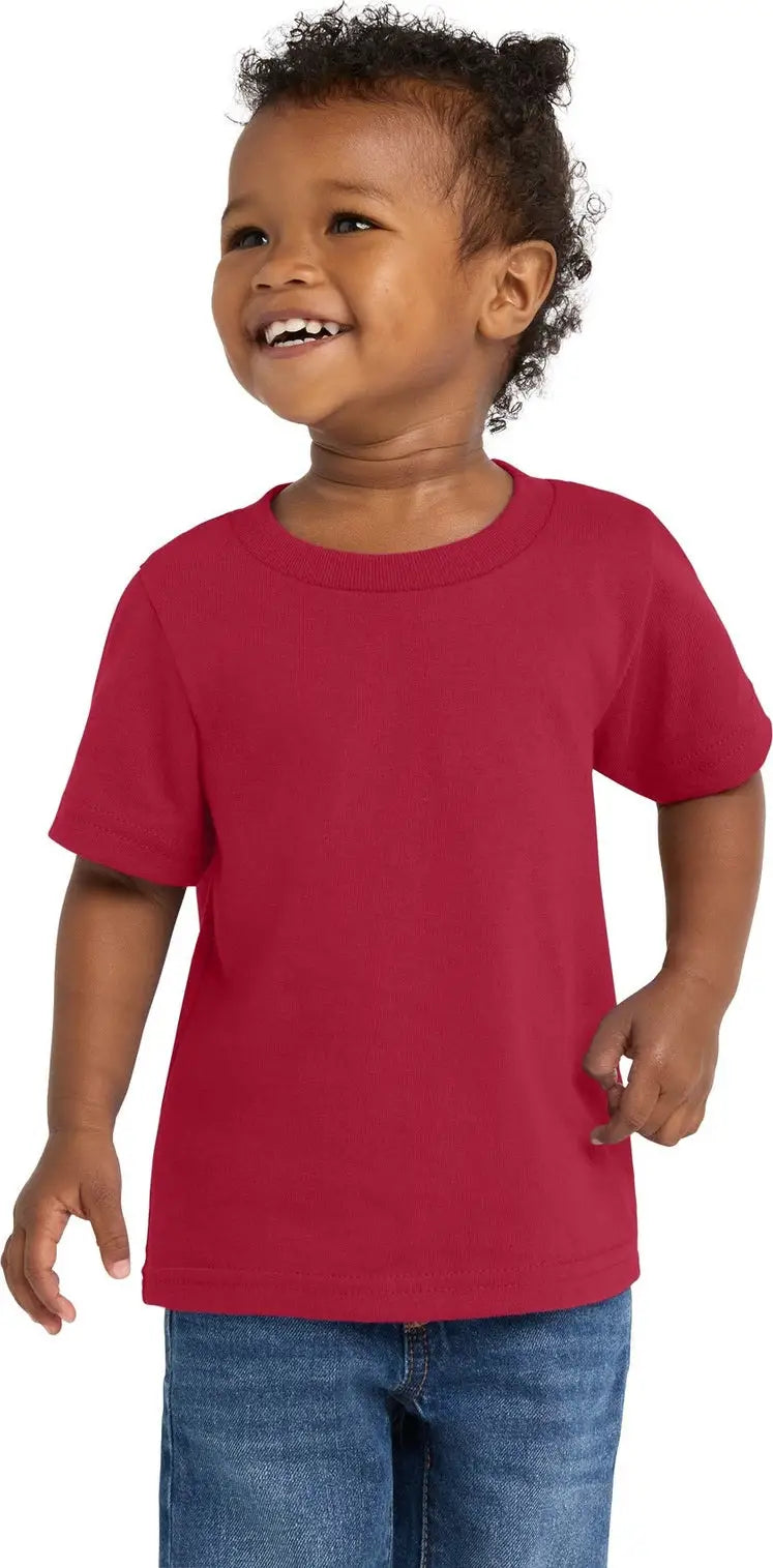 Port & Company Car54i co Infant Core Cotton Tee - Red