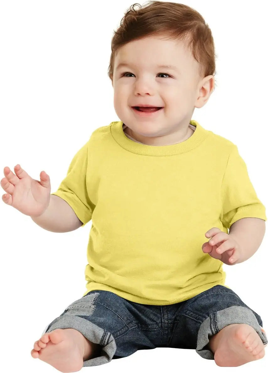 Port & Company Car54i co Infant Core Cotton Tee - Yellow - 06m