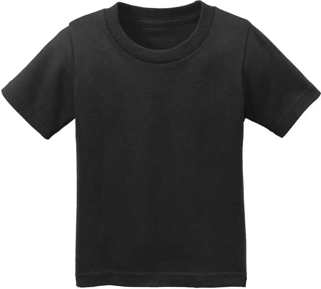 Port &amp; Company Car54i Infant Core Cotton Tee Jet Black
