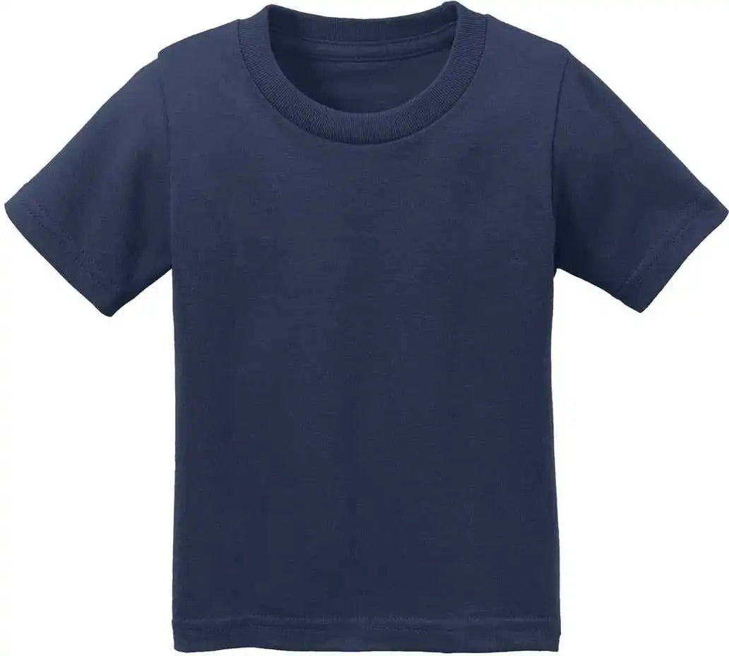 Port &amp; Company Car54i Infant Core Cotton Tee Navy