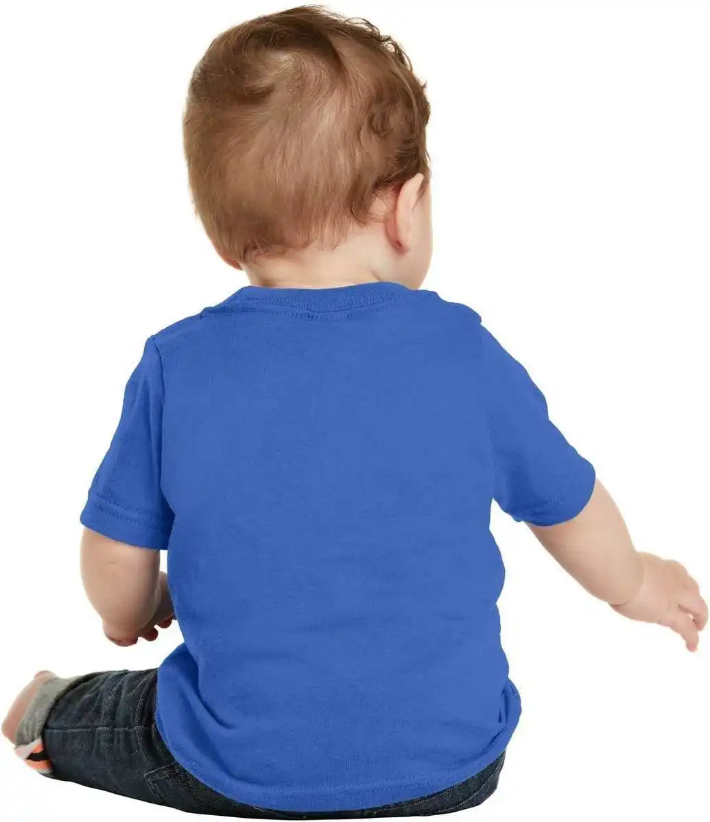 Port &amp; Company Car54i Infant Core Cotton Tee Royal