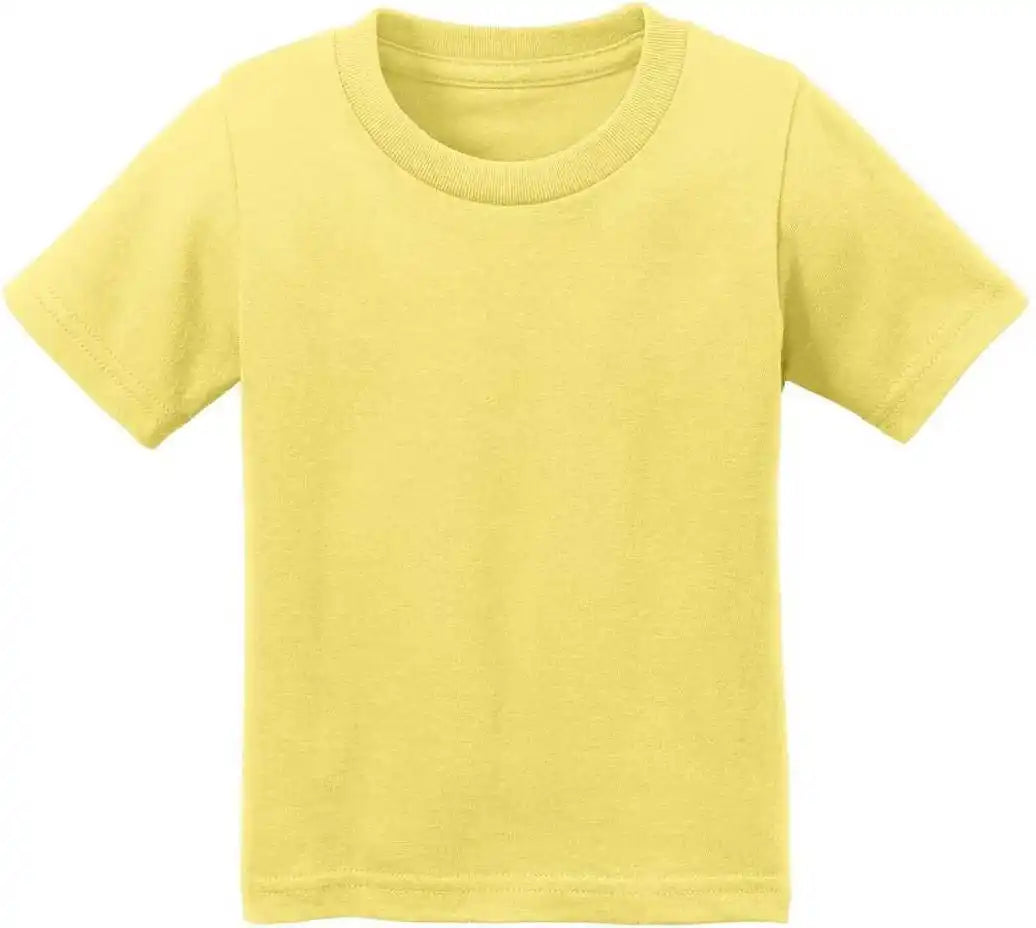 Port &amp; Company Car54i Infant Core Cotton Tee Yellow