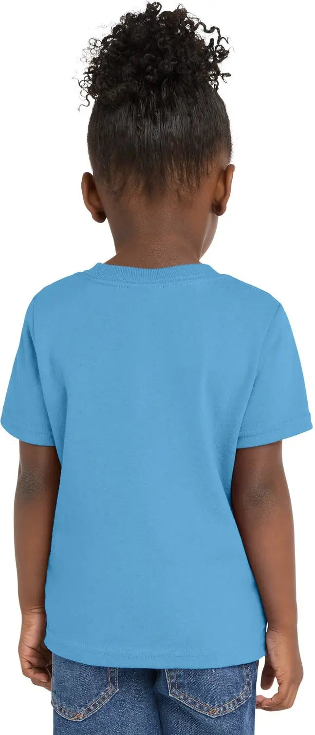 Port & Company Car54t co Toddler Core Cotton Tee - Aquatic Blue