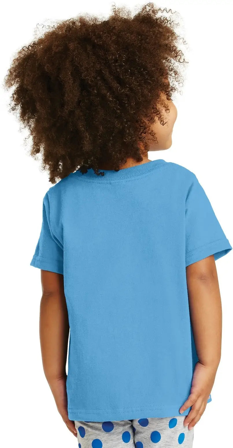 Port & Company Car54t co Toddler Core Cotton Tee - Aquatic Blue
