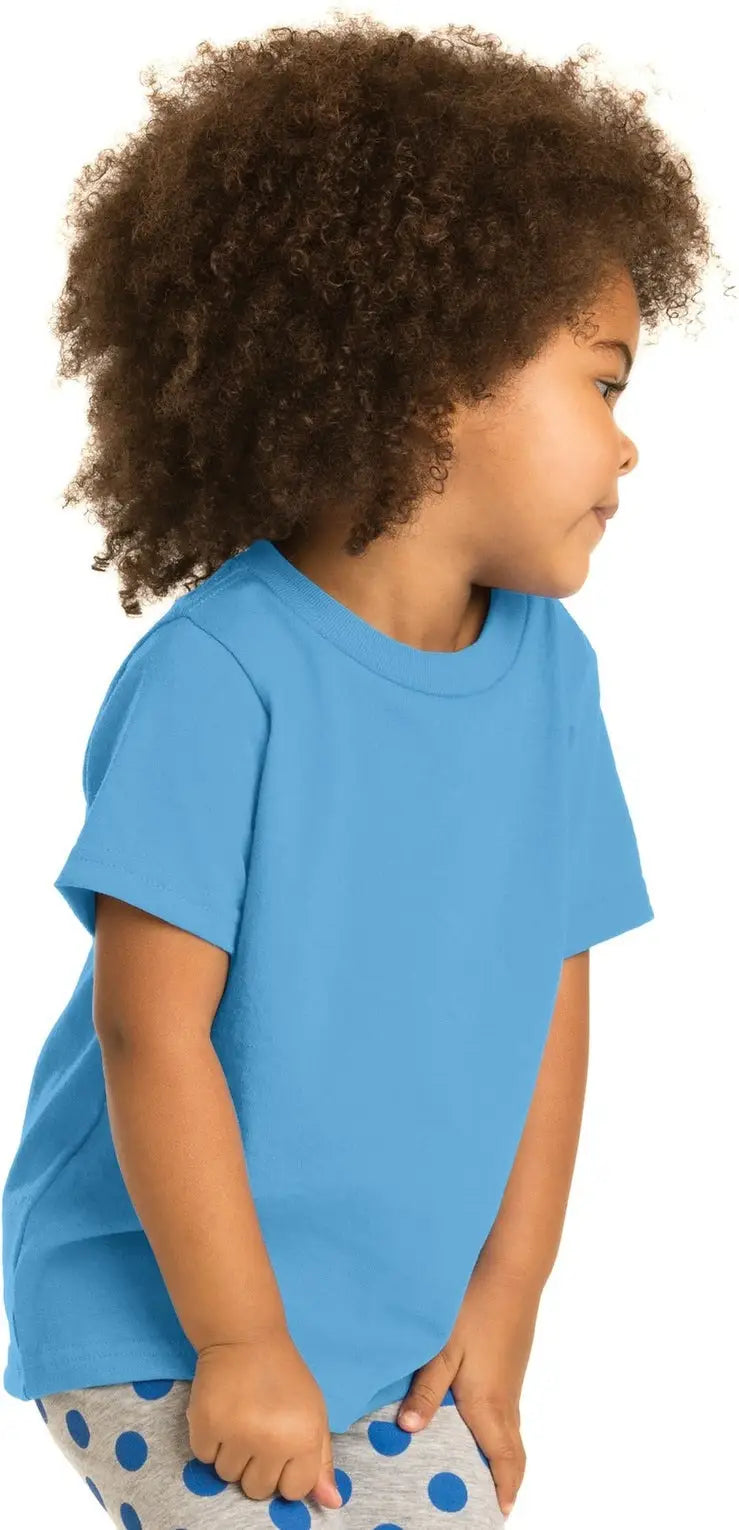 Port & Company Car54t co Toddler Core Cotton Tee - Aquatic Blue