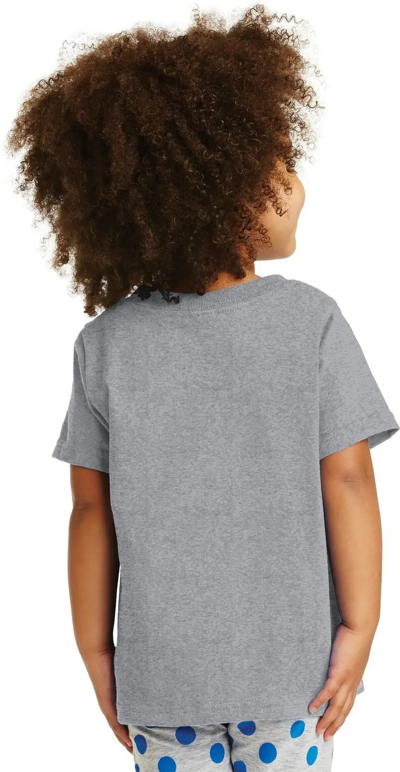 Port & Company Car54t co Toddler Core Cotton Tee - Athletic Heather