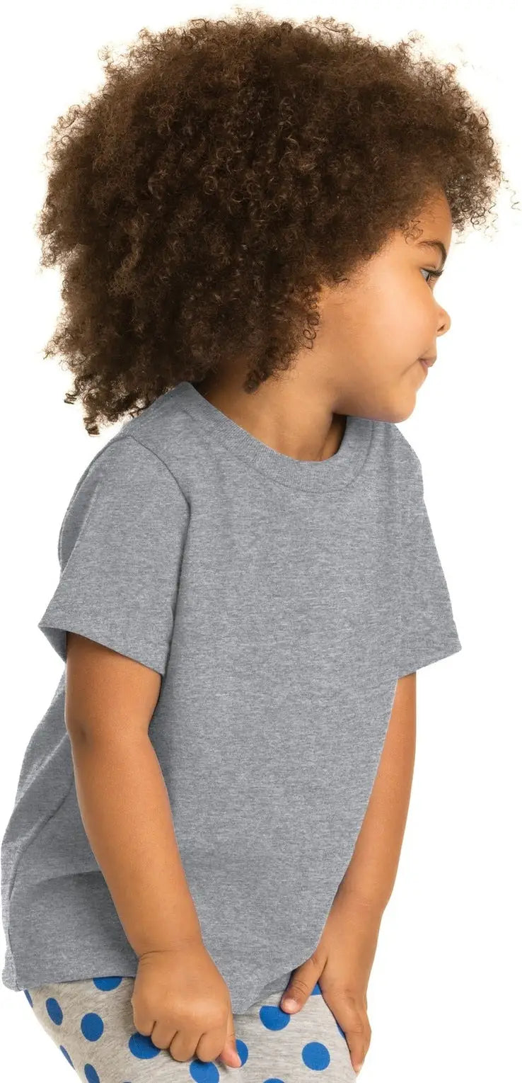 Port & Company Car54t co Toddler Core Cotton Tee - Athletic Heather