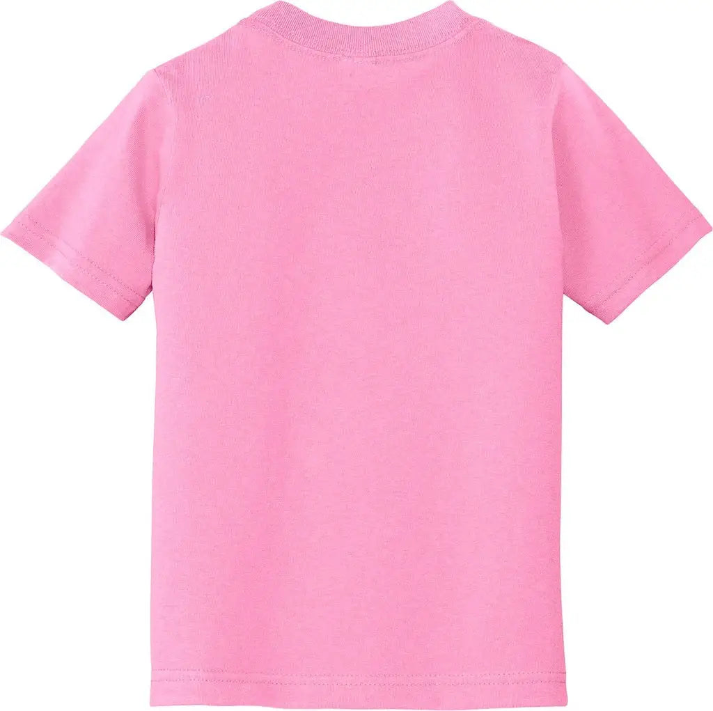 Port & Company Car54t co Toddler Core Cotton Tee - Candy Pink
