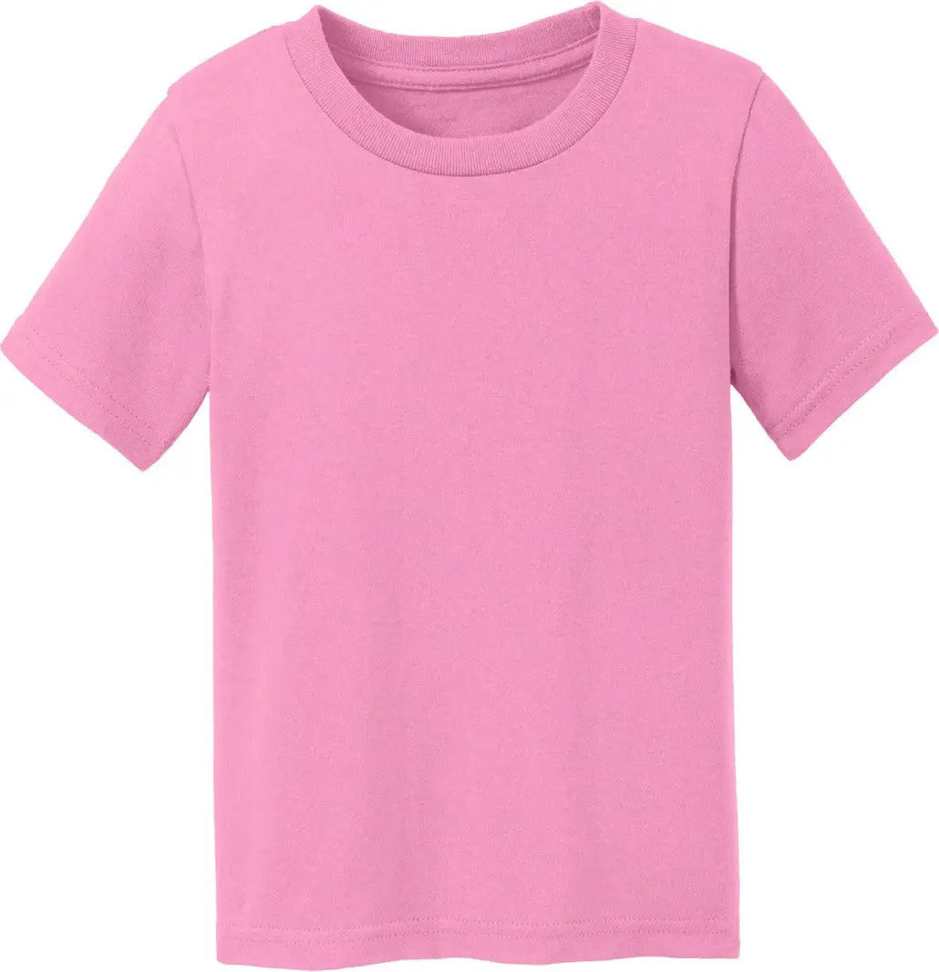 Port & Company Car54t co Toddler Core Cotton Tee - Candy Pink