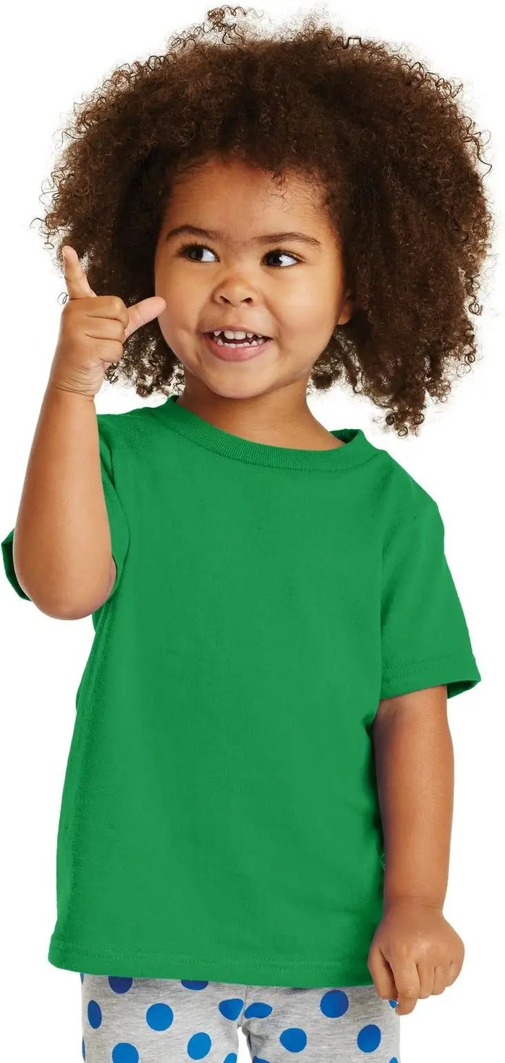 Port & Company Car54t co Toddler Core Cotton Tee - Clover Green - 2