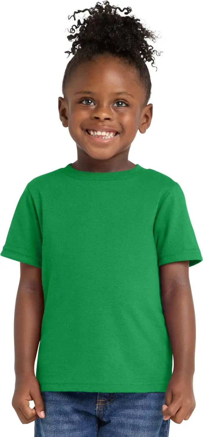 Port & Company Car54t co Toddler Core Cotton Tee - Clover Green