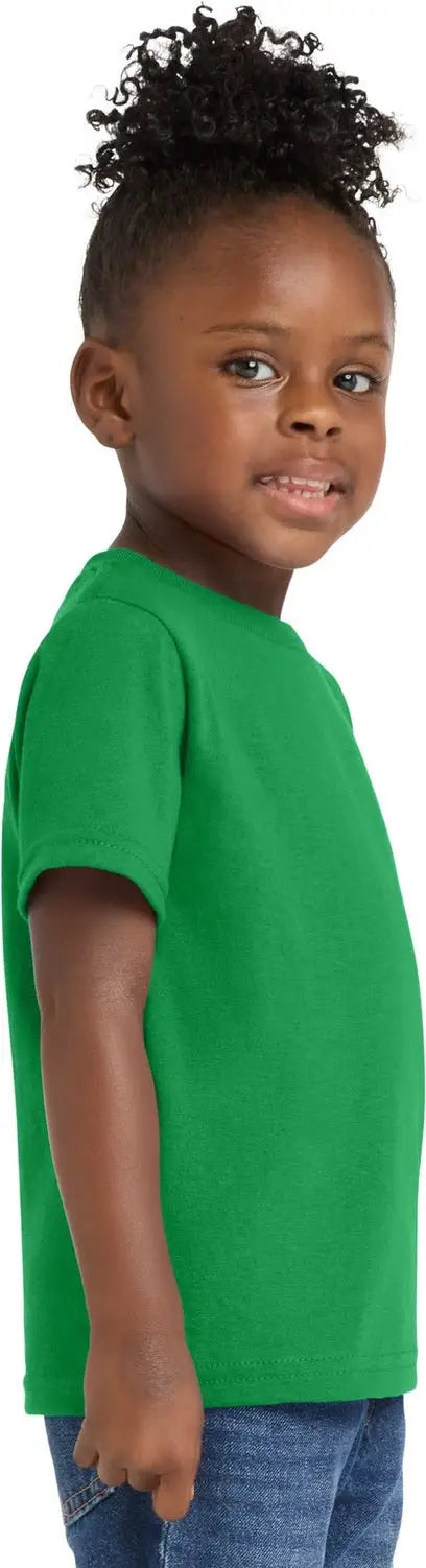 Port & Company Car54t co Toddler Core Cotton Tee - Clover Green