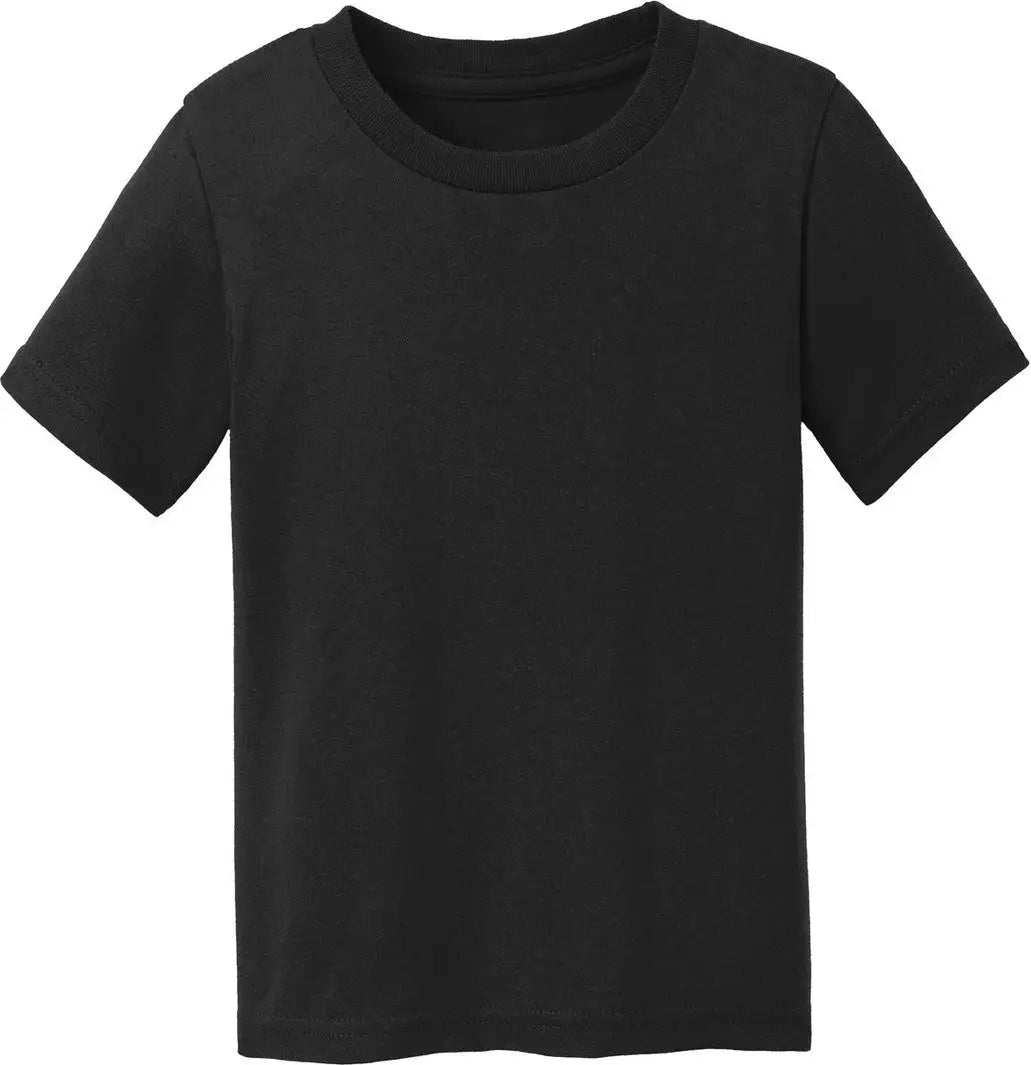 Port & Company Car54t co Toddler Core Cotton Tee - Jet Black