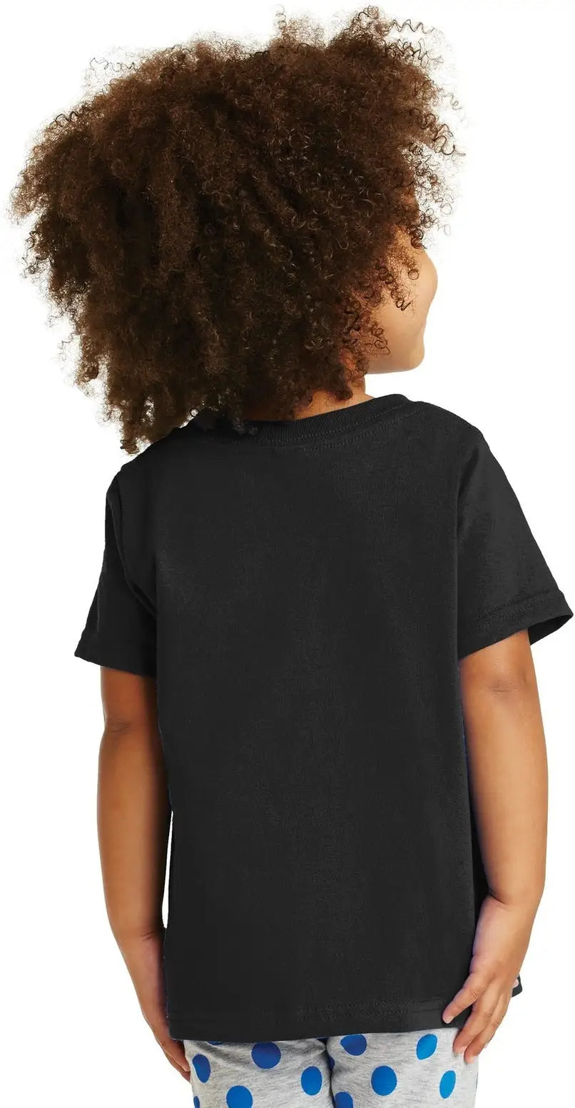 Port & Company Car54t co Toddler Core Cotton Tee - Jet Black