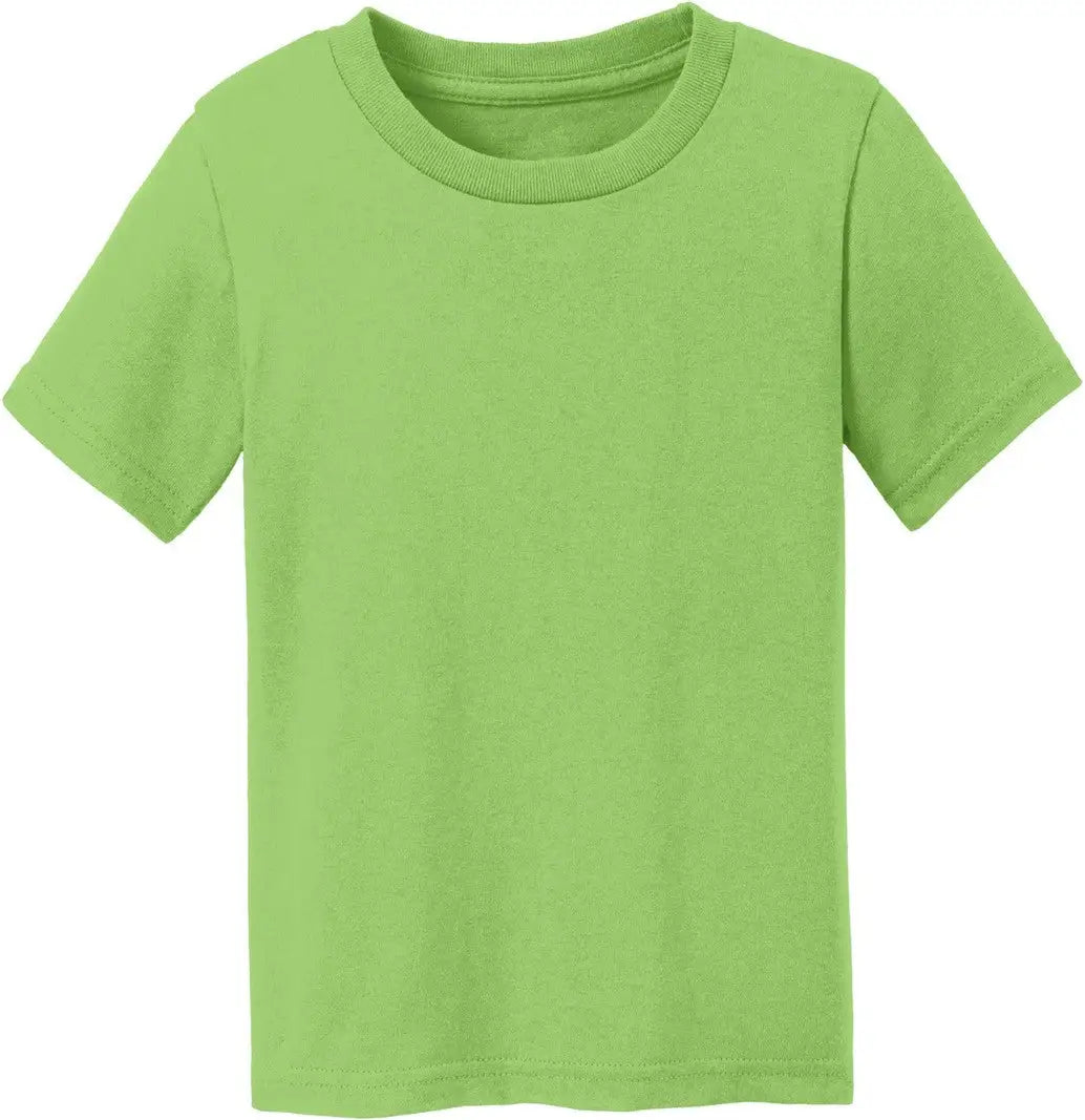 Port & Company Car54t co Toddler Core Cotton Tee - Lime
