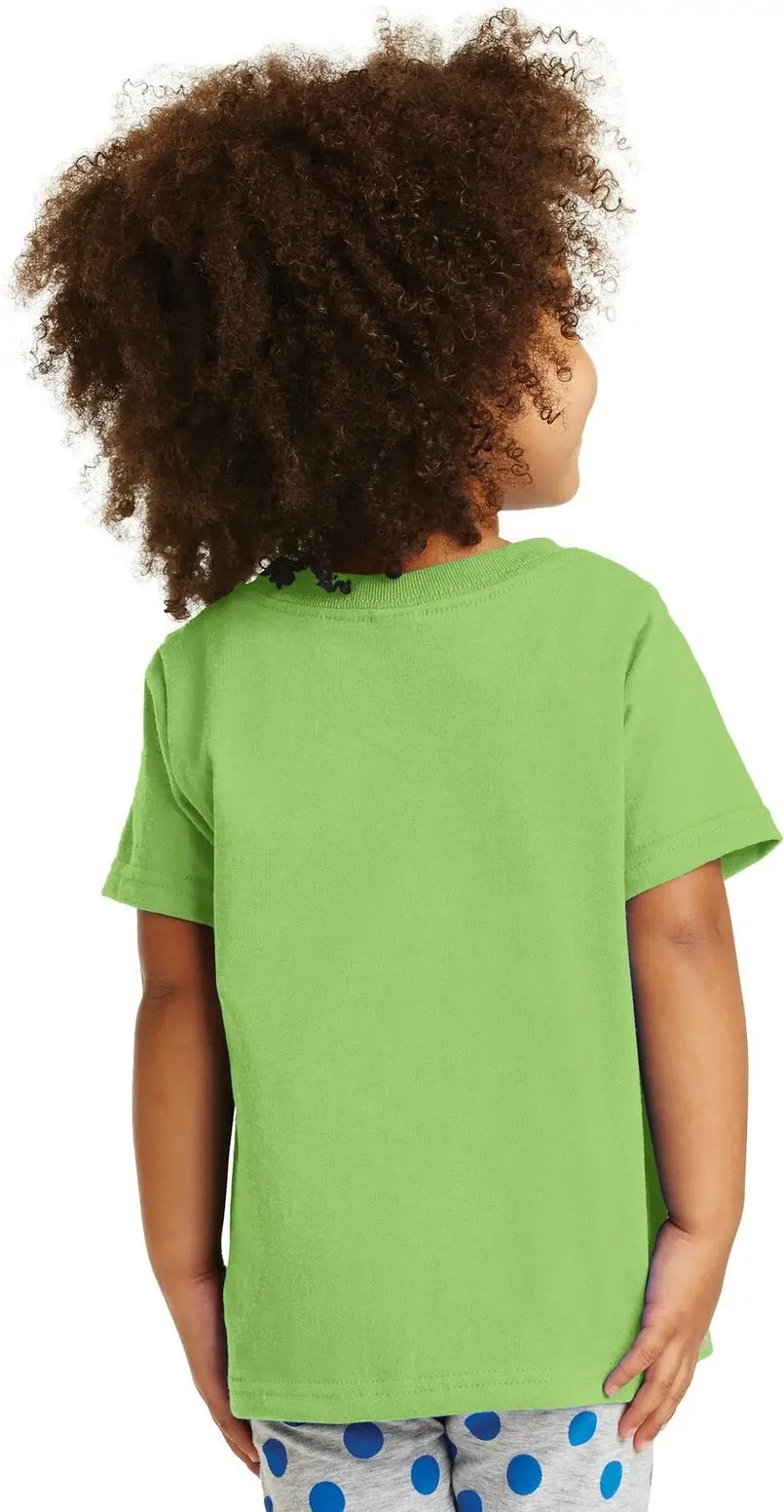 Port & Company Car54t co Toddler Core Cotton Tee - Lime