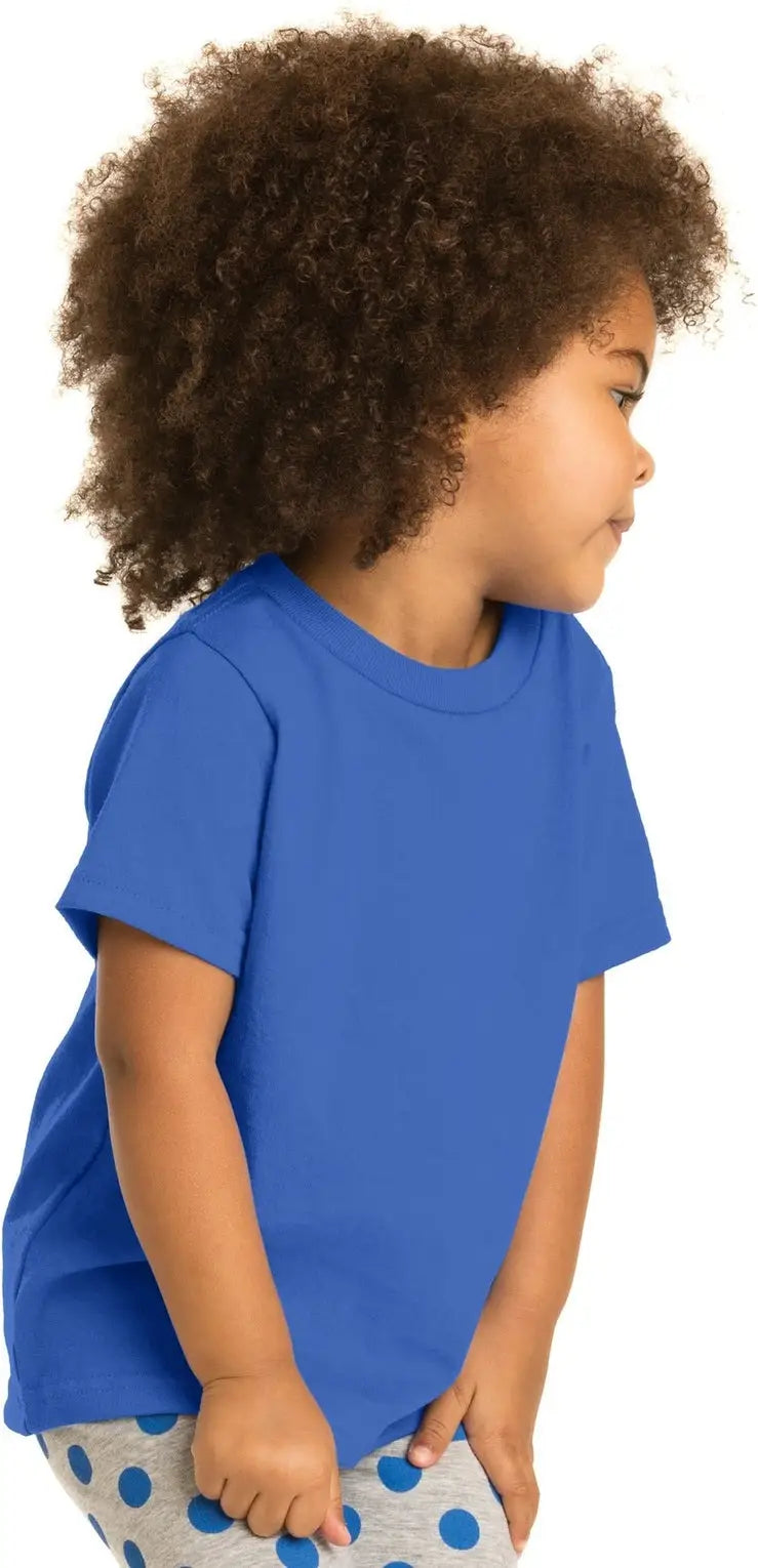 Port & Company Car54t co Toddler Core Cotton Tee - Royal