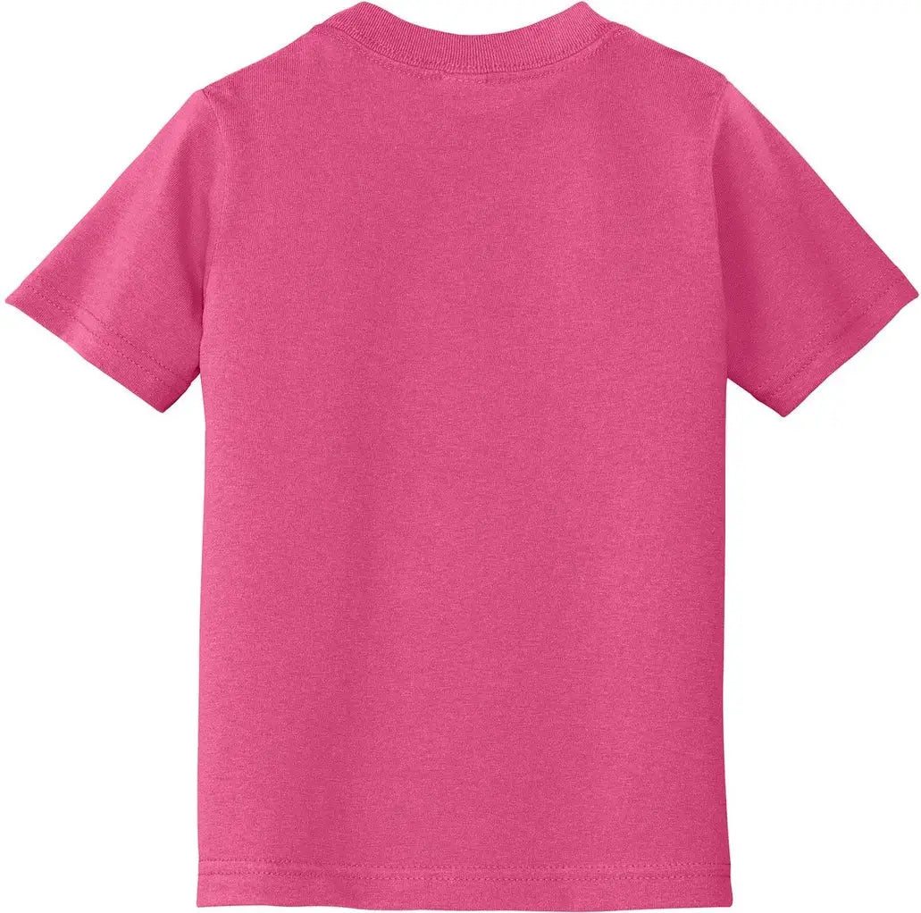 Port & Company Car54t co Toddler Core Cotton Tee - Sangria - 2