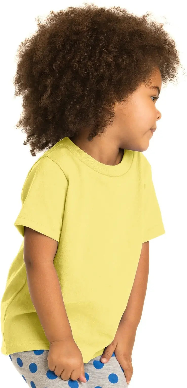 Port & Company Car54t co Toddler Core Cotton Tee - Yellow