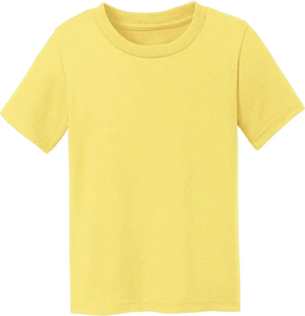 Port & Company Car54t co Toddler Core Cotton Tee - Yellow