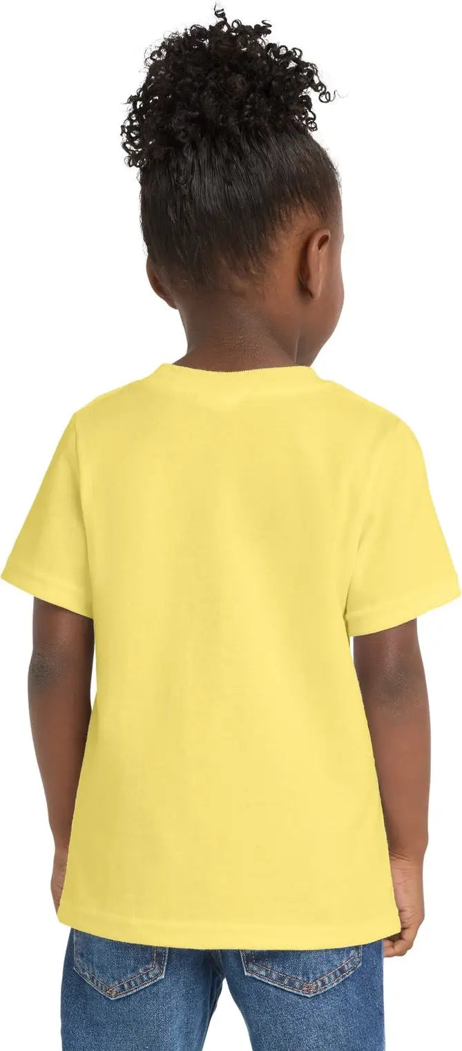 Port & Company Car54t co Toddler Core Cotton Tee - Yellow