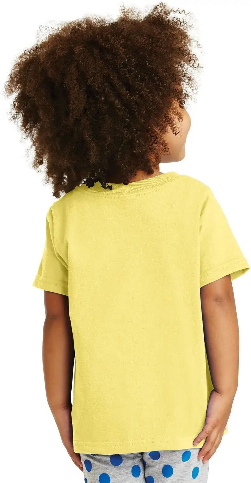 Port & Company Car54t co Toddler Core Cotton Tee - Yellow