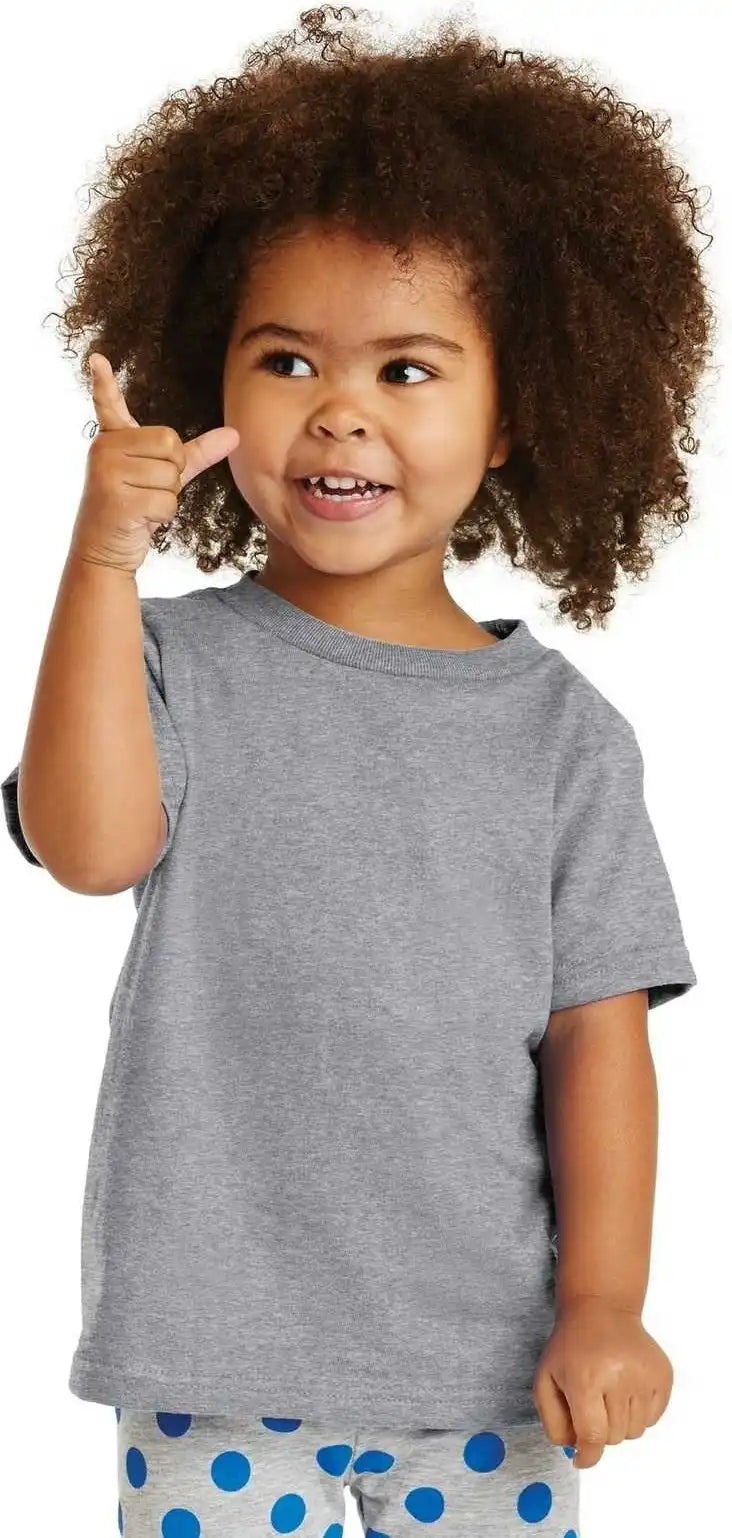 Port & Company Car54t Toddler Core Cotton Tee - Athletic Heather