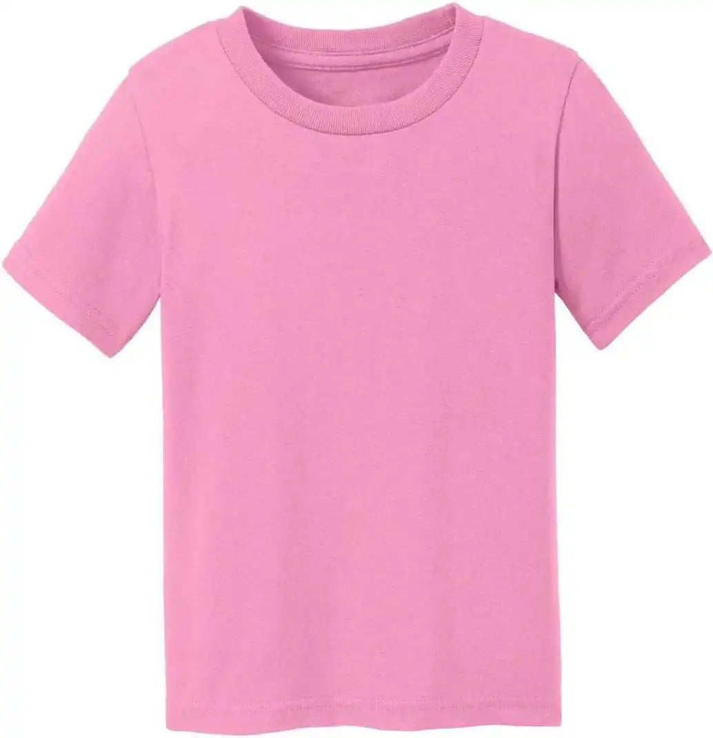 Port &amp; Company Car54t Toddler Core Cotton Tee - Candy Pink