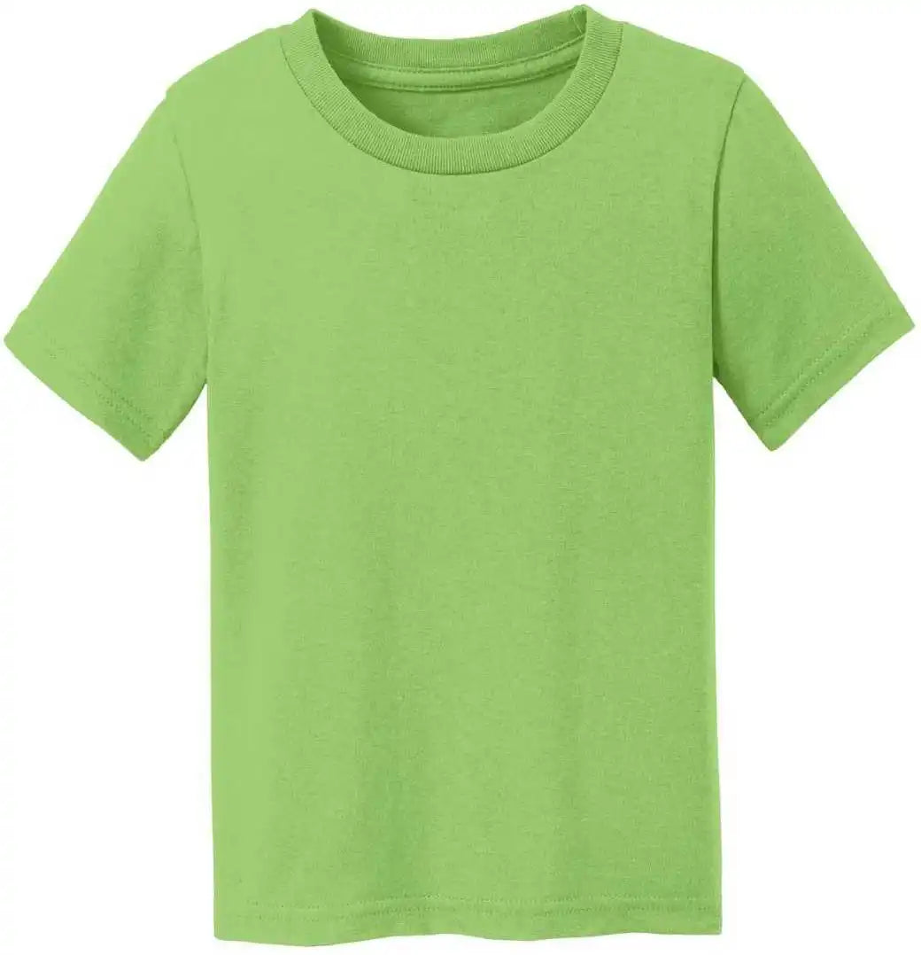 Port &amp; Company Car54t Toddler Core Cotton Tee - Lime