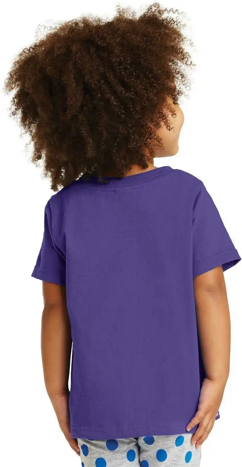 Port & Company Car54t Toddler Core Cotton Tee Purple