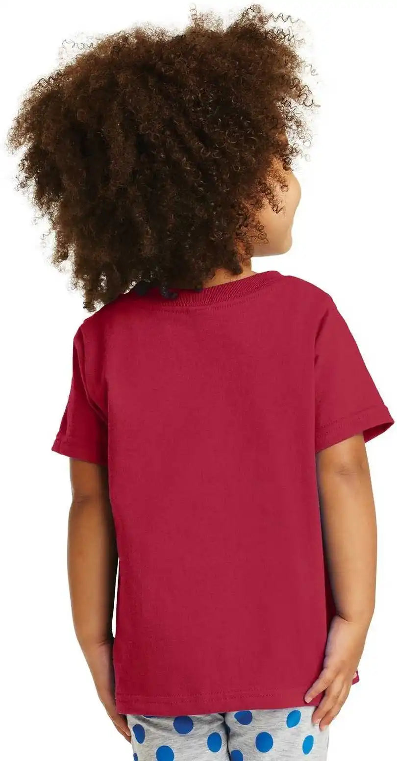 Port & Company Car54t Toddler Core Cotton Tee - Red