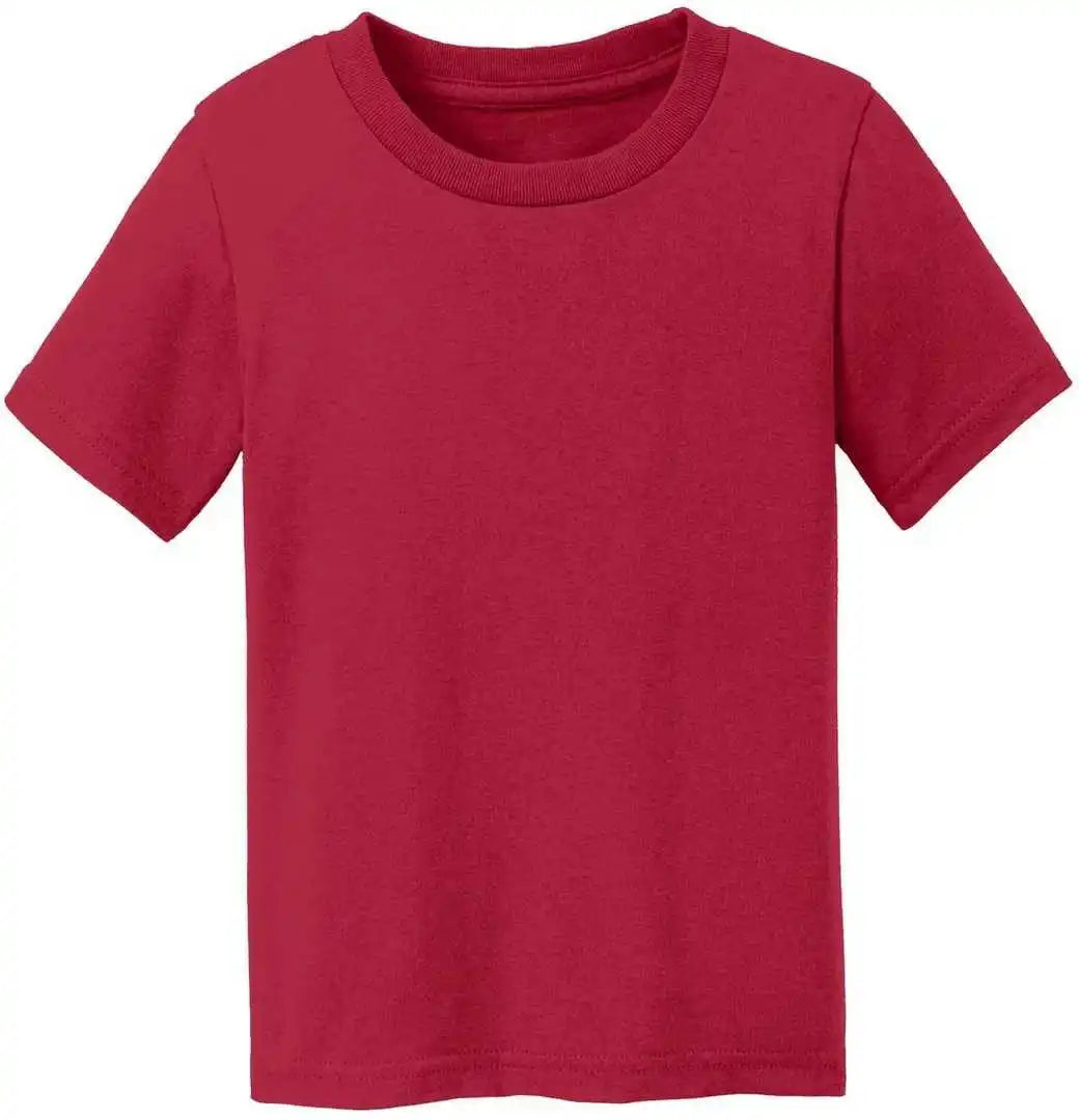 Port &amp; Company Car54t Toddler Core Cotton Tee Red