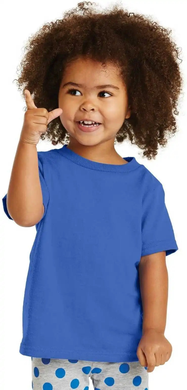 Port &amp; Company Car54t Toddler Core Cotton Tee - Royal