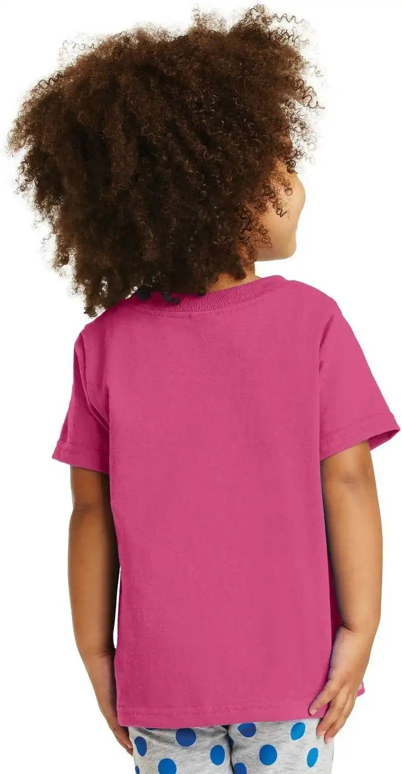 Port & Company Car54t Toddler Core Cotton Tee - Sangria