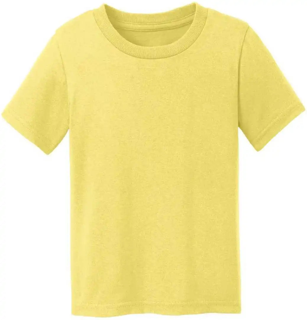 Port &amp; Company Car54t Toddler Core Cotton Tee Yellow