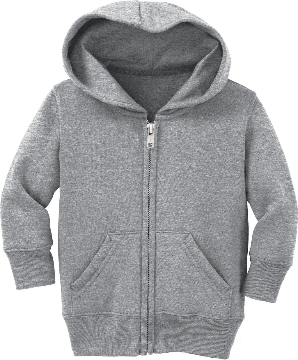 Port & Company Car78izh co Infant Core Fleece Full-zip Hooded Sweatshirt - Athletic Heather