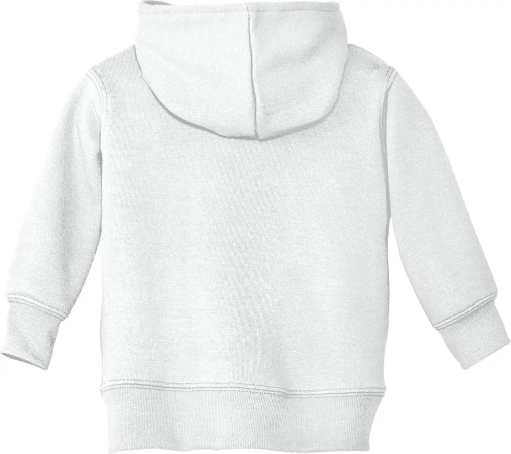 Port & Company Car78izh co Infant Core Fleece Full-zip Hooded Sweatshirt - White