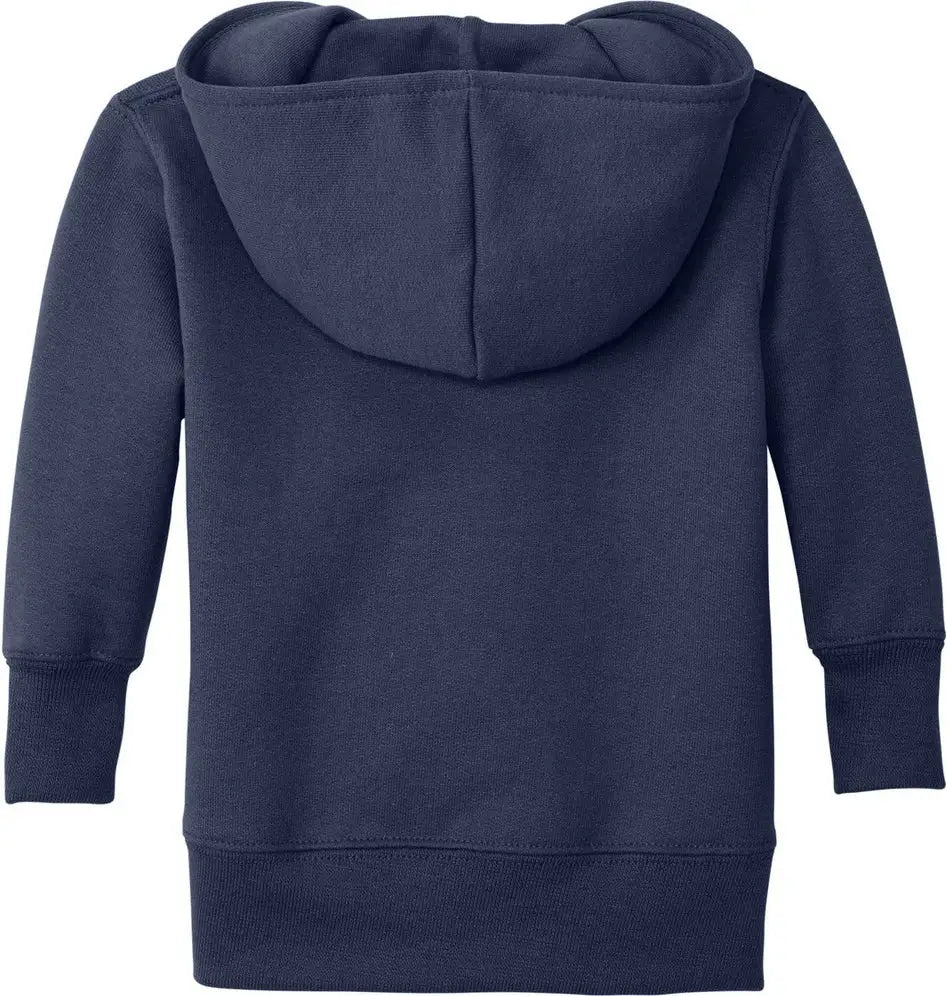 Port & Company Car78izh co Infant Core Fleece Full-zip Hooded Sweatshirt - Navy