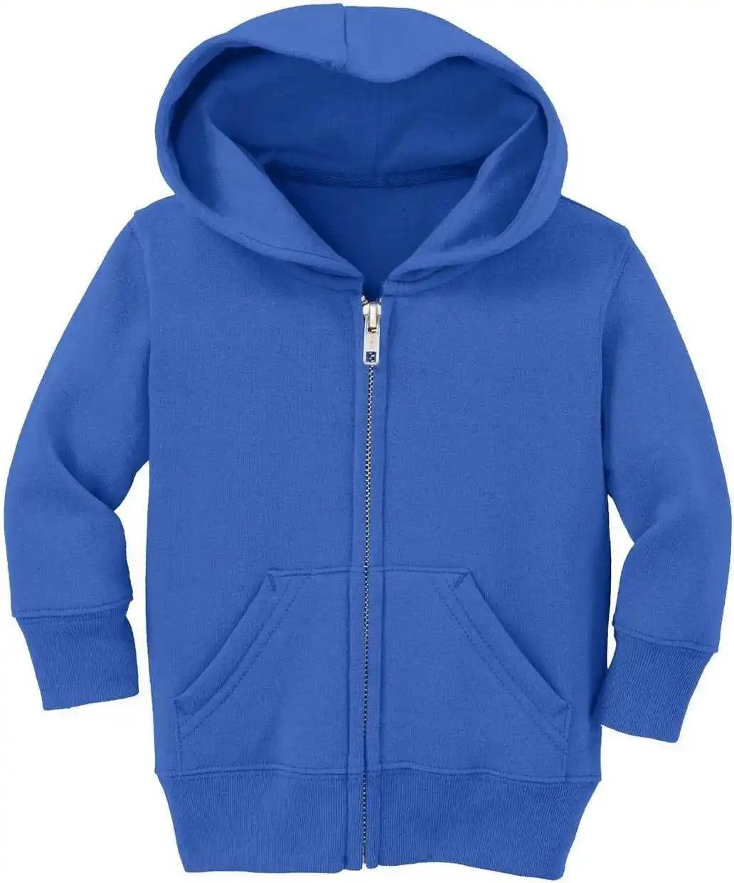 Port &amp; Company Car78izh Infant Core Fleece Full Zip Hooded Sweatshirt Royal