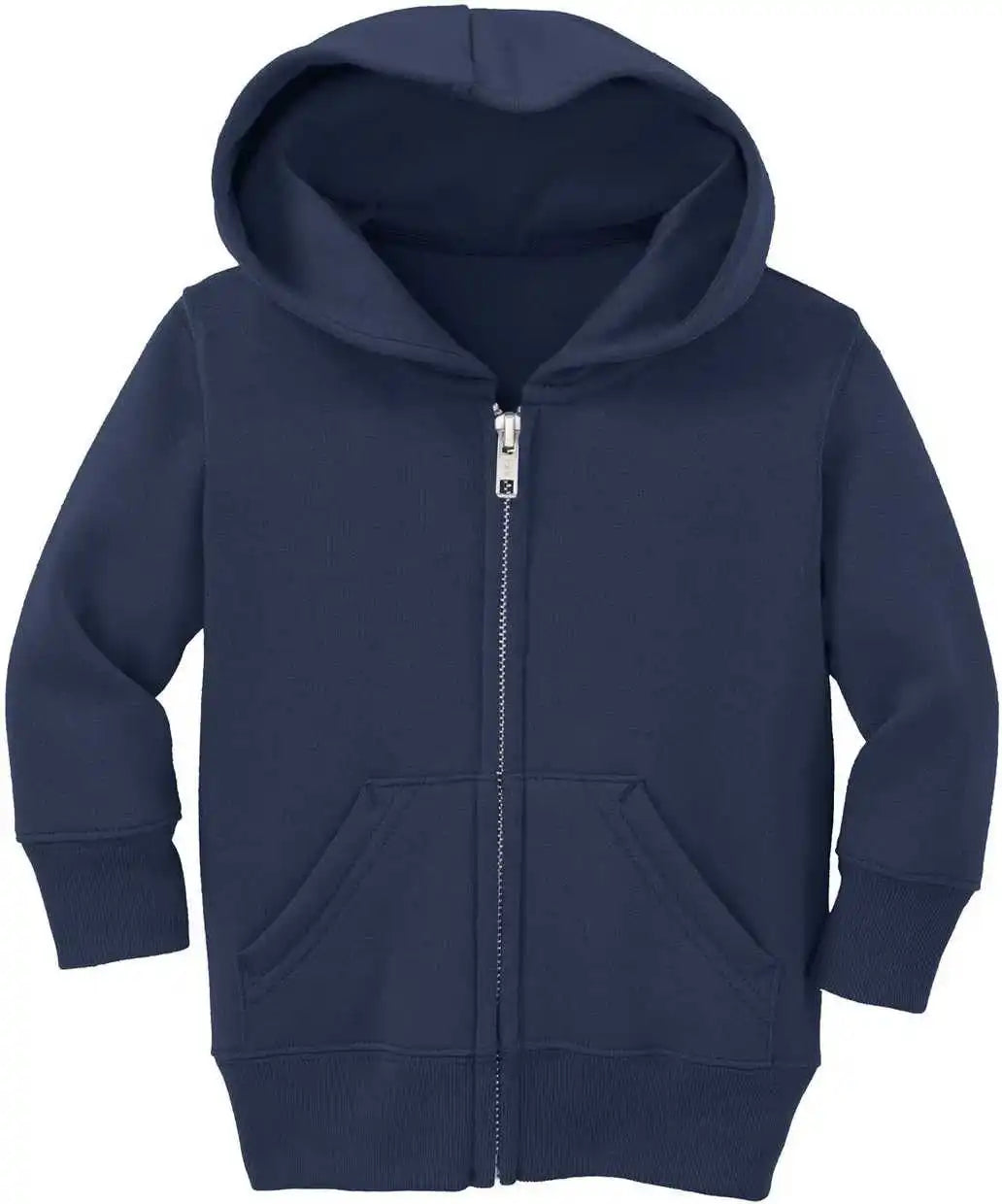 Port &amp; Company Car78izh Infant Core Fleece Full Zip Hooded Sweatshirt Navy