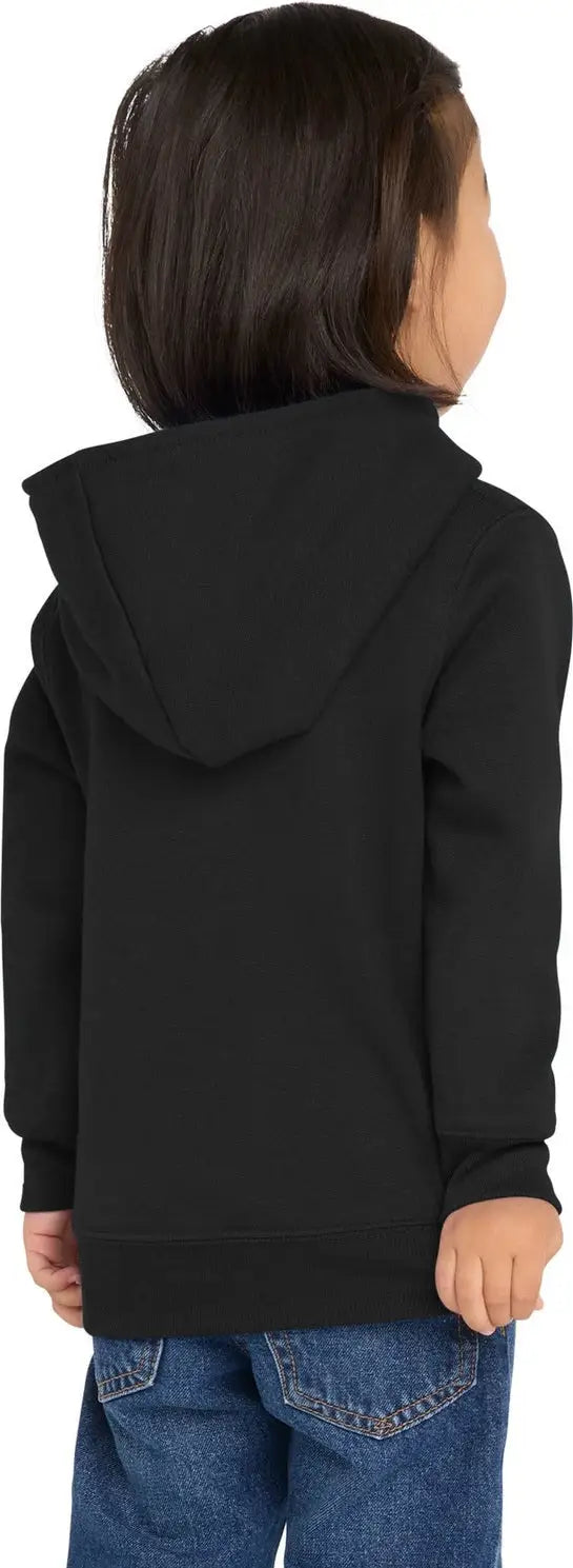 Port & Company Car78th co Toddler Core Fleece Pullover Hooded Sweatshirt - Jet Black