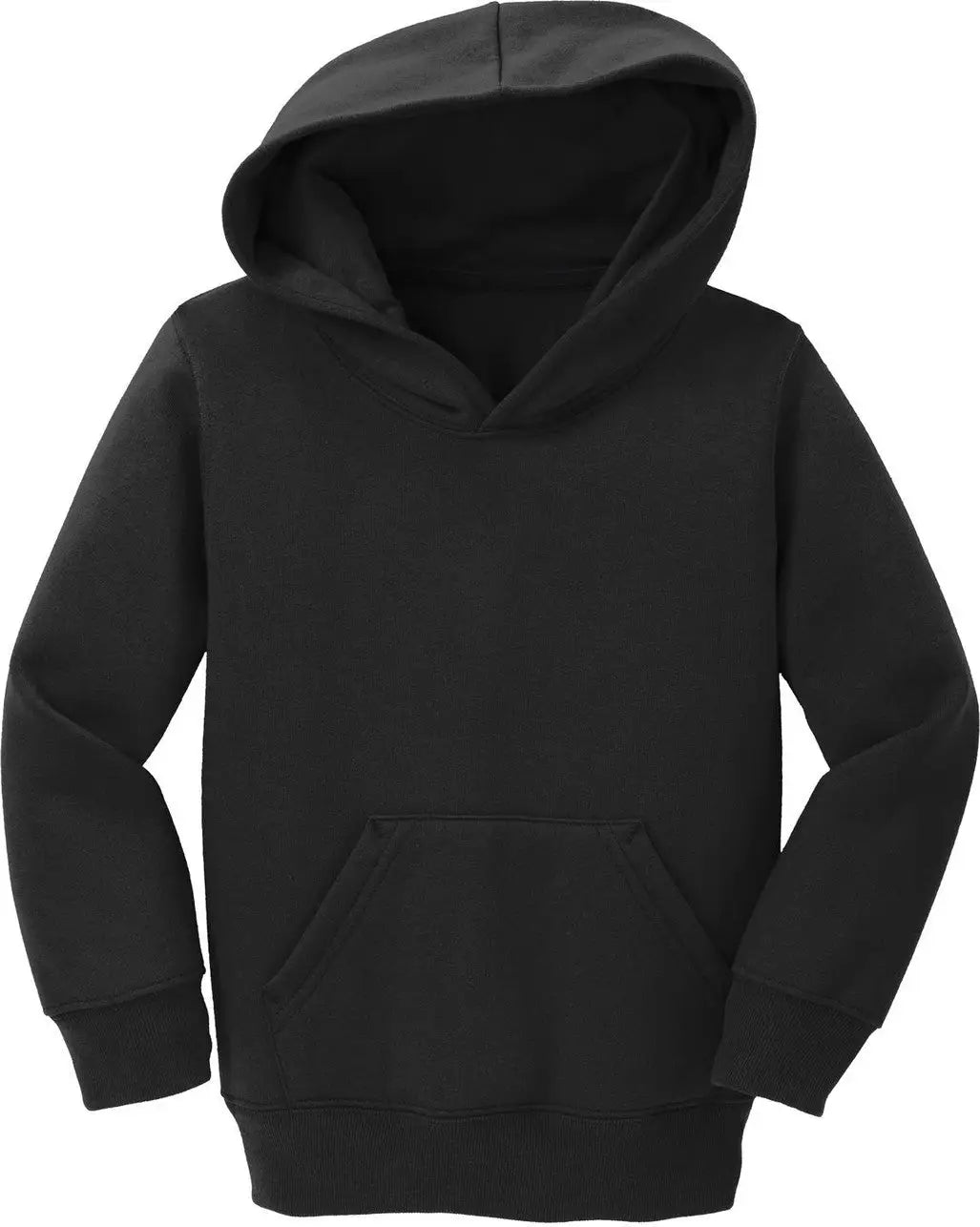 Port & Company Car78th co Toddler Core Fleece Pullover Hooded Sweatshirt - Jet Black
