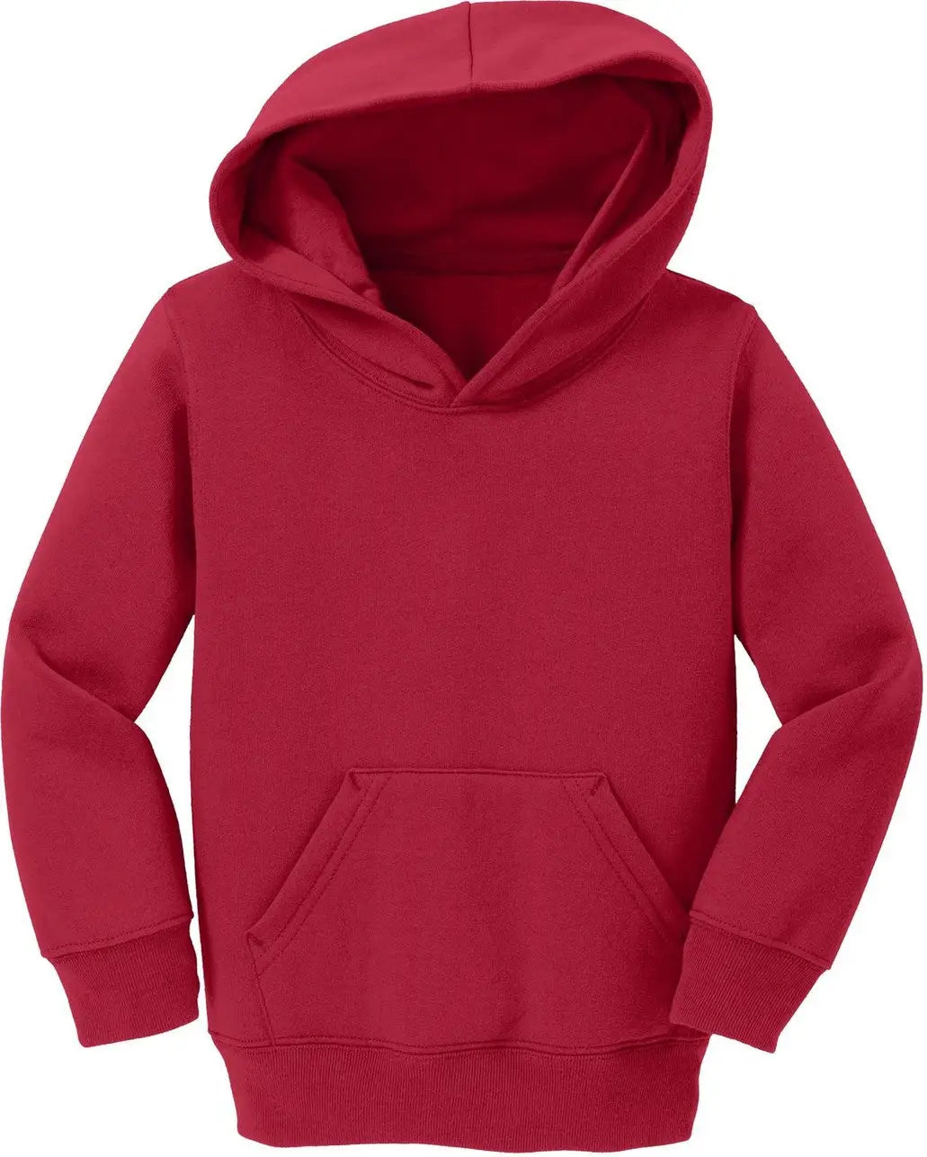 Port & Company Car78th co Toddler Core Fleece Pullover Hooded Sweatshirt - Red