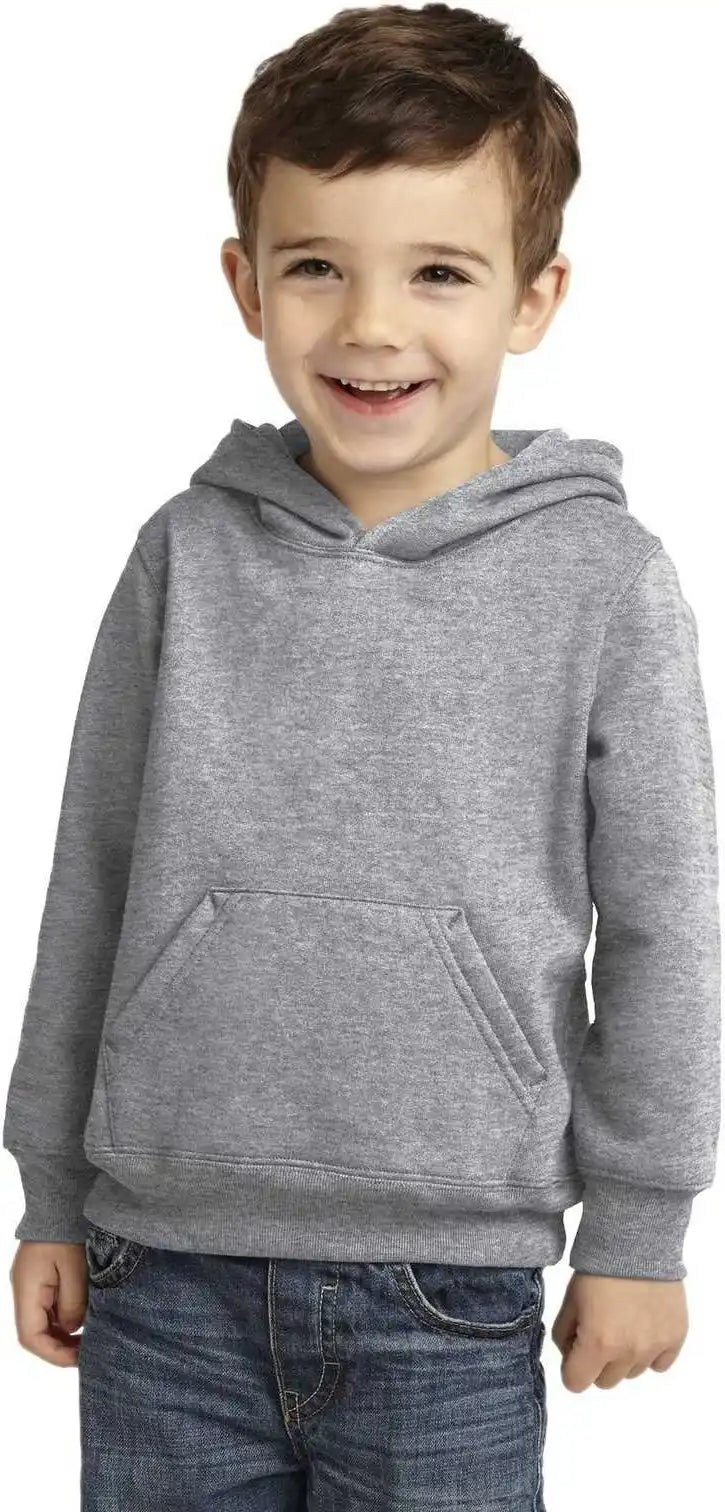 Port &amp; Company Car78th Toddler Core Fleece Pullover Hooded Sweatshirt Athletic Heather
