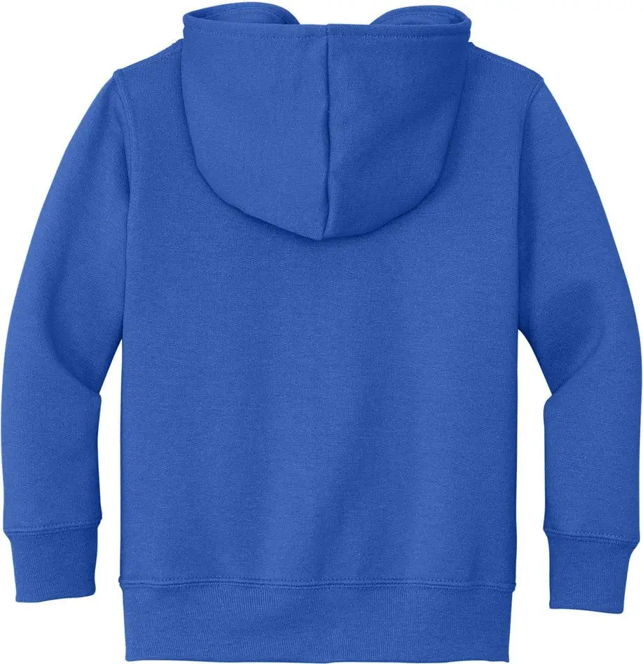 Port & Company Car78tzh co Toddler Core Fleece Full-zip Hooded Sweatshirt - Royal