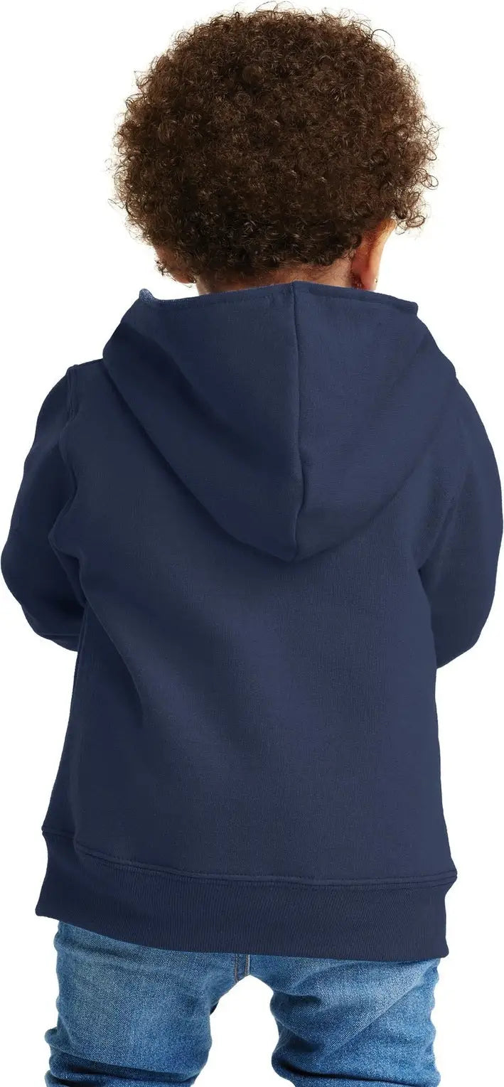 Port & Company Car78tzh co Toddler Core Fleece Full-zip Hooded Sweatshirt - Navy
